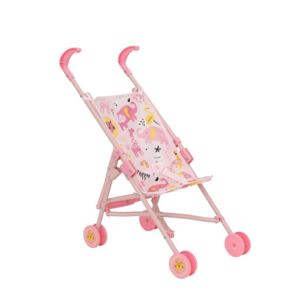 BabyBoo Single Stroller Dolls Pram | Pink