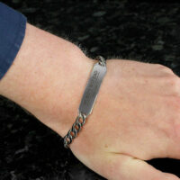 Personalised Memento Company Personalised Classic Stainless Steel Unisex Bracelet