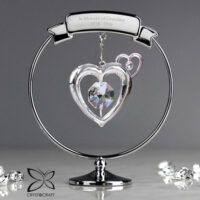 Personalised Memento Company Personalised Crystal Heart Ornament