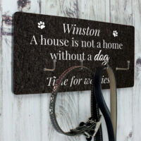 Personalised Memento Company Personalised Dog Lead Hooks