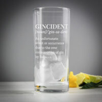 Personalised Memento Company Personalised Gincident Highball Glass
