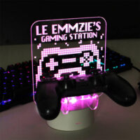 Personalised Memento Company Personalised LED Gaming Controller Holder - Only at Menkind!