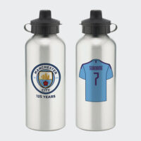 Manchester City F.C. Personalised Manchester City FC Aluminium Water Bottle