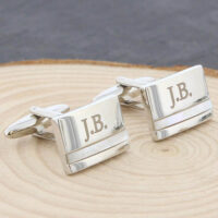 Personalised Memento Company Personalised Mother of Pearl Cufflinks