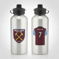 West Ham United F.C. Personalised West Ham Utd Water Bottle