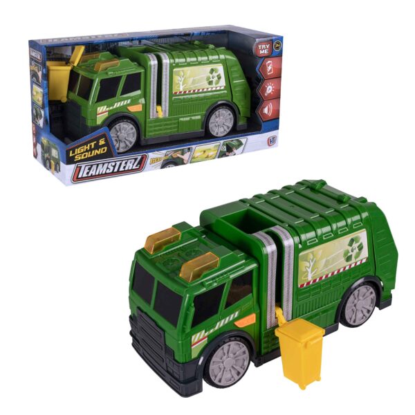 Teamsterz Mighty Machines Medium Recycling Truck | Light & Sounds