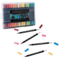 Watercolour Brush Pens Set - Dual Tip / 36 Pieces