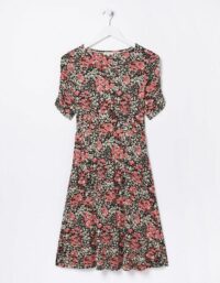 FatFace Delilah Blush Floral Print Jersey Dress