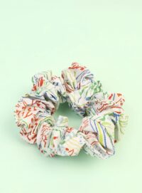 Young British Designers HAIR SCRUNCHIE. Crayon Floral by LF Markey