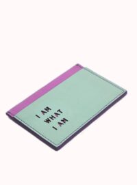 Young British Designers I AM WHAT I AM Card Holder by Marlow London