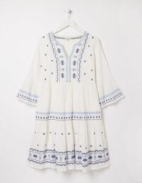 FatFace Libby Embroidered Dress