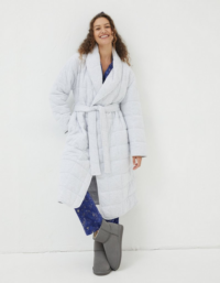 FatFace Quilted Dressing Gown