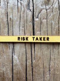 Young British Designers YELLOW LEATHER BRACELET. RISK TAKER by Marlow London