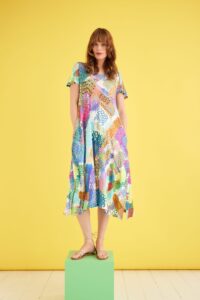 Sahara Patchwork Marker Jersey Dress