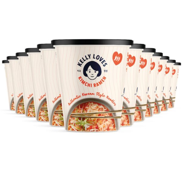 Kelly Loves Kimchi Ramen Noodles 12 x 188g