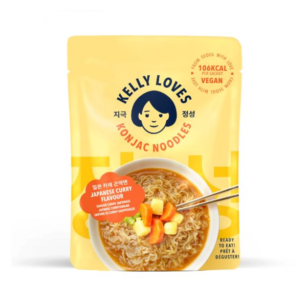 Kelly Loves Konjac Noodles - Curry 24 x 225g Pack