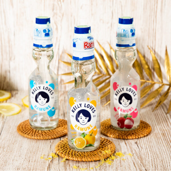 Kelly Loves Ramune Soda Variety Pack 3 x 200ml Variety Pack