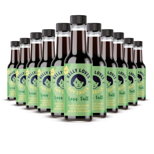 Kelly Loves Reduced Salt Soy Sauce 6 x 150ml