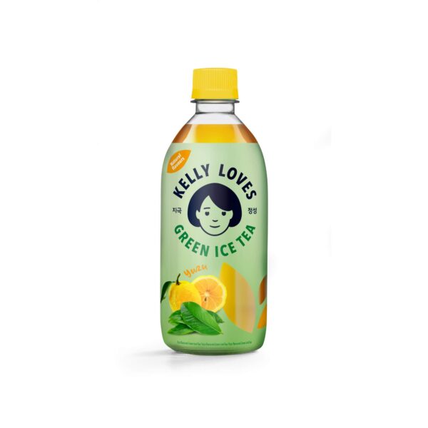 Kelly Loves Yuzu Iced Green Tea 500ml