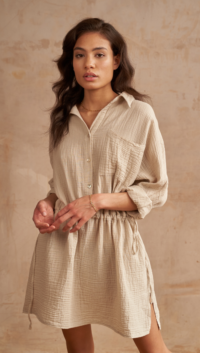 Charli CAMILLE DRESS - PUTTY