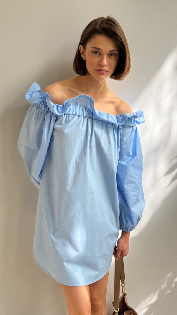 Charli ORIANNE COTTON DRESS - SKY BLUE